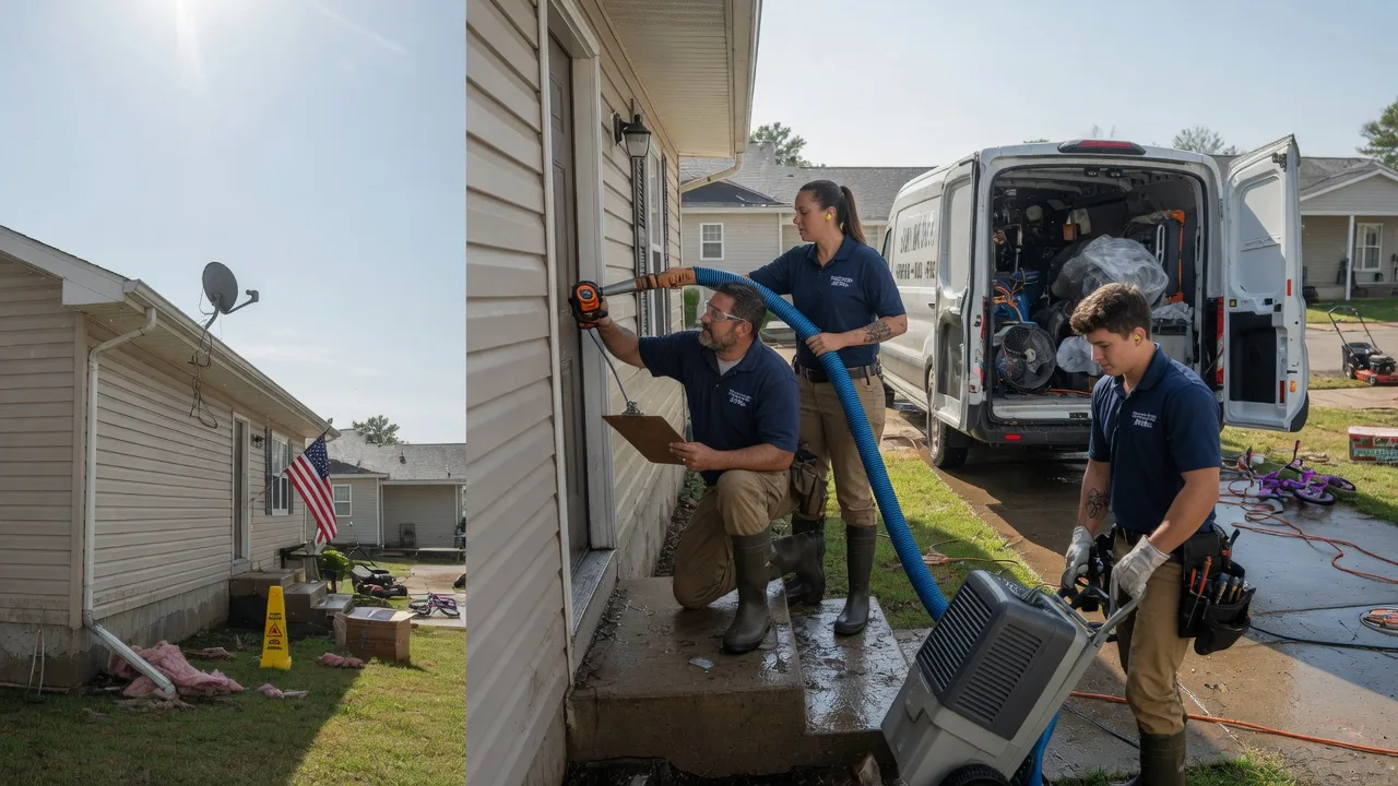 Ceiling Water Damage Restoration in Everton, MO near me